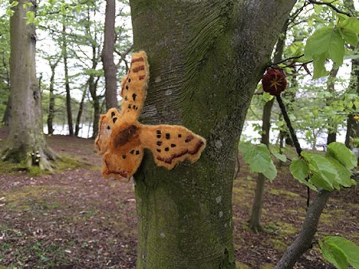 woolen wood butterflylarge